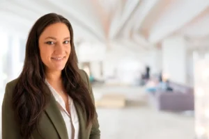 professional woman in office