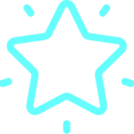 blue star outline