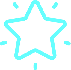 blue star outline