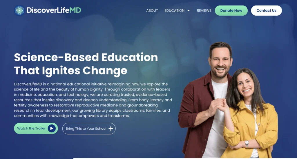 website focused on science education